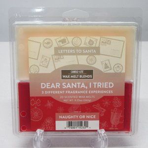 NEW! Candle-Lite "Dear Santa, I Tried" Scented Wax Melts